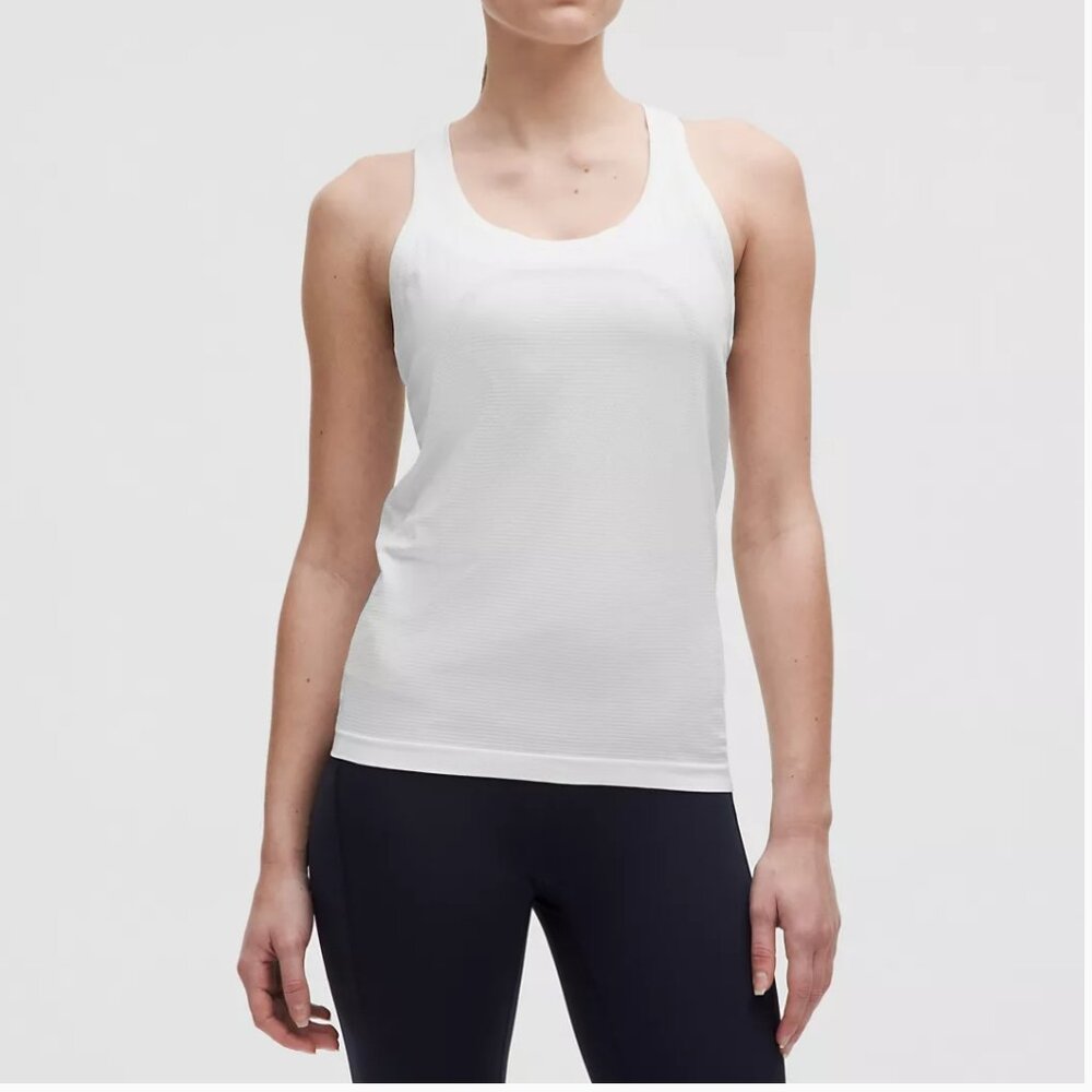 Lululemon Switfty Tech Racerback White Breathable Tank